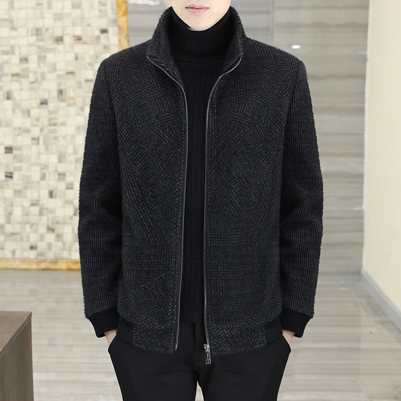 Woolen Jacket Men's New Autumn and Winter Wind-Breaker Thickened Korean-Sle Trendy Coat