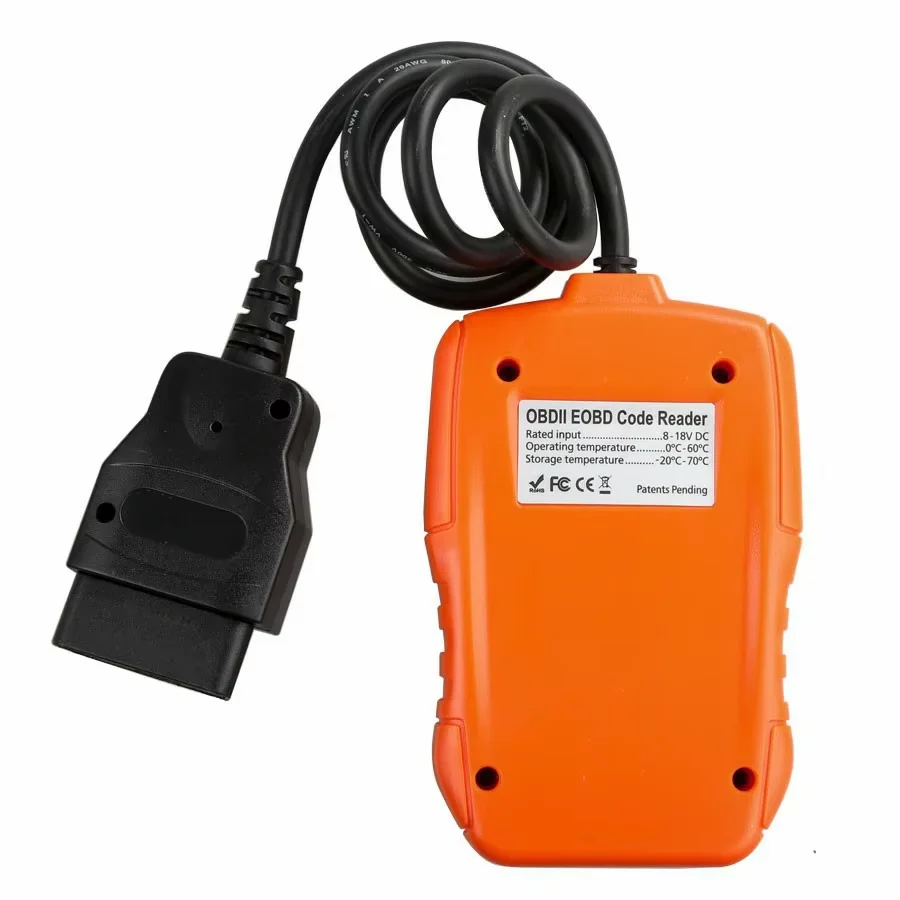 Лучшее качество FOXWELL NT204 OBD2 CAN диагностический инструмент считыватель кодов