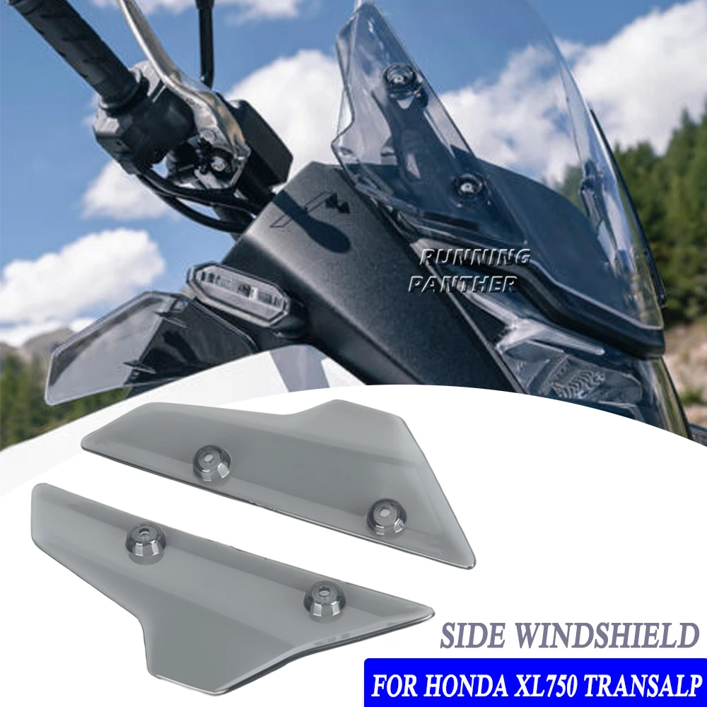 

For Honda XL750 TRANSALP XL 750 Transalp 2023 Motorcycle Accessories Front Wind deflectors Side Spoiler Windshield Windscreen