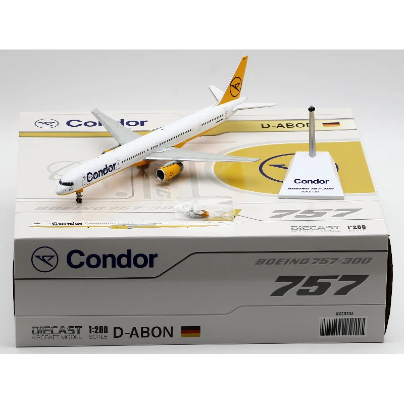 

Масштаб 1:200, модель самолета XX20336 авиакомпании CONDOR, Боинг, модель самолета из сплава под давлением, модель самолета D-ABON, Коллекционные Подарочные игрушки