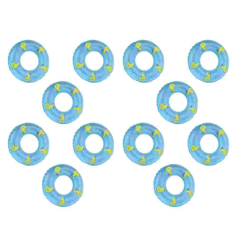

12pcs Baby Swimming Pool Floating Rings Kids Float Ring Playthings (Random Color)