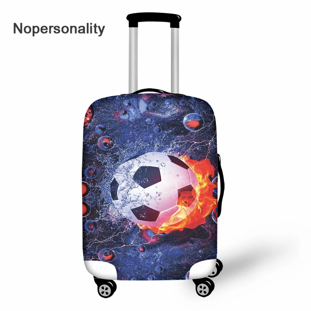 

Nopersonality Cool Luggage Cover Balls Design Protective Suitcase Cover Durable Anti-dust Cover for 18-32 Inch Trolley Case