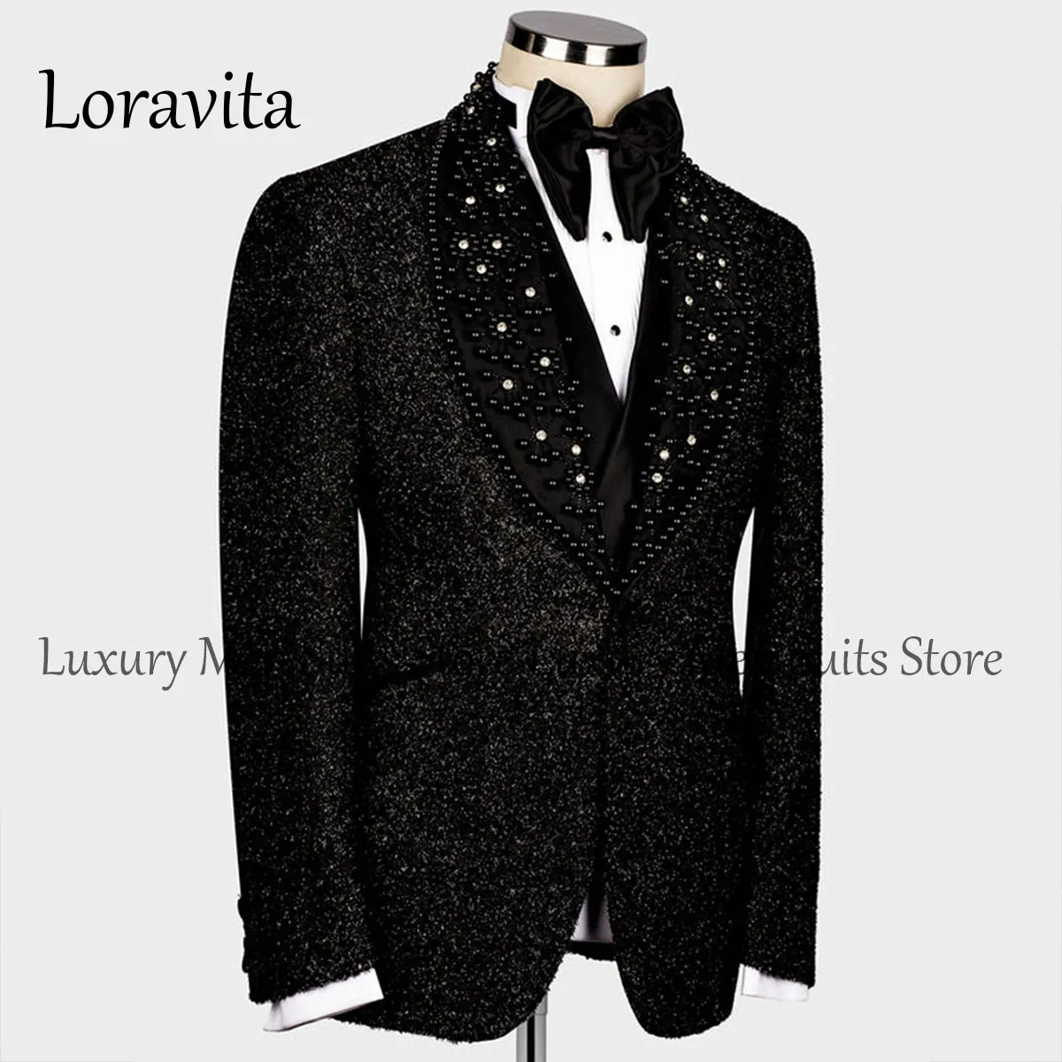 Блестящие кристаллы мужские костюмы свадебные смокинги наборы из 3 предметов
