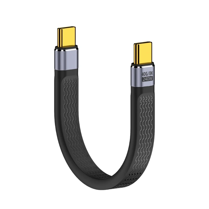

Lightweight Type-C Male to Male Cable 240W Quick Charge & 8K Video