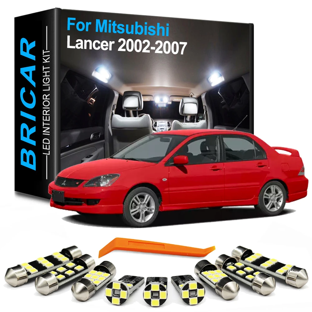 Brlcar 10 шт. Canbus Женский комплект для Mitsubishi Lancer Evo 2001 2002 2003 2004 2005 2006 2007 Автомобильная
