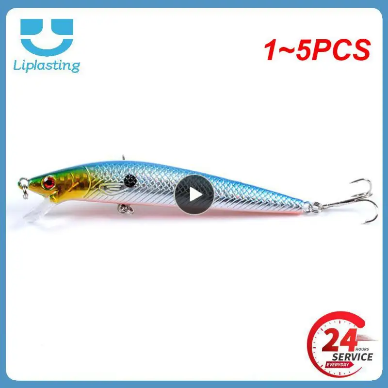 

1~5PCS Minnow Fishing Lures 14g/23g Crankbait Wobblers Perch 3D Eyes Artificial Hard Bait Pike Carp Bass Floating Swimbait Pesca