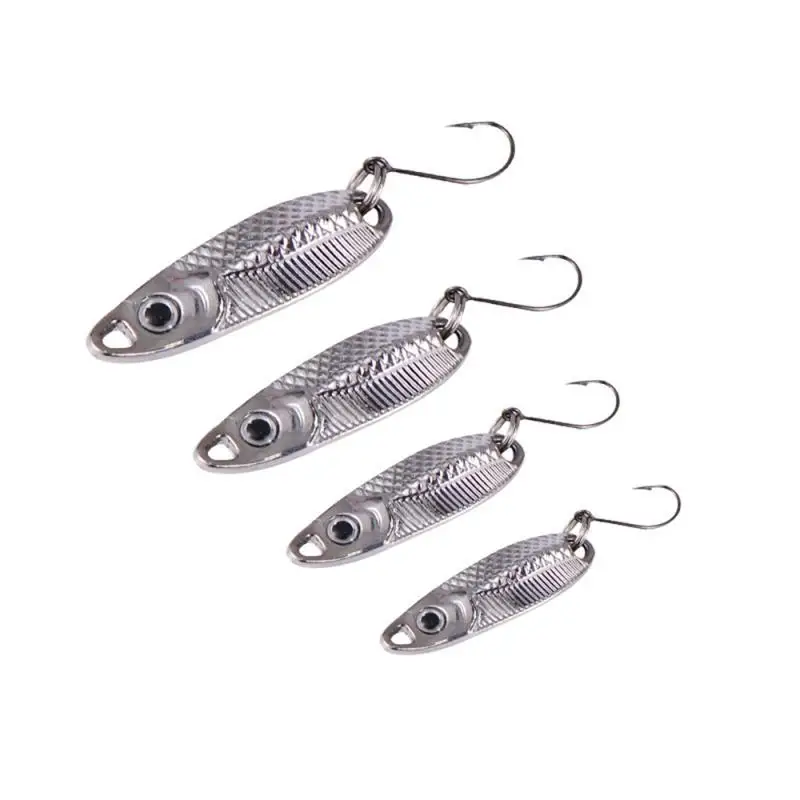 

Spoon 043 Micro thornse 2.5-5g Strengthen Single Hook Zinc alloy Metal Spoon Fishing Lures Trout
