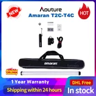 Aputure amaran T4c T2c 2500-7500K RGB светодиодная трубсветильник, полноцветная Волшебная ручная подсветка для видеосъемки