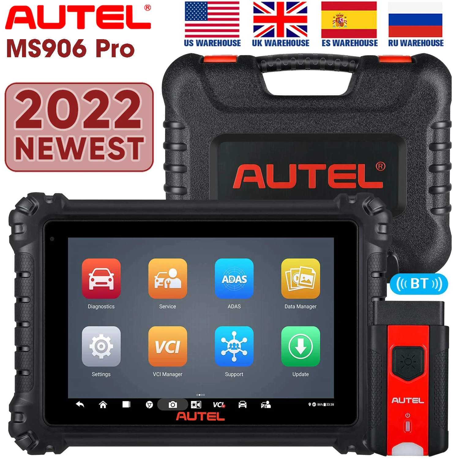 Autel MaxiSYS MS906 Pro Инструмент для сканирования автомобиля OBD2 двунаправленный