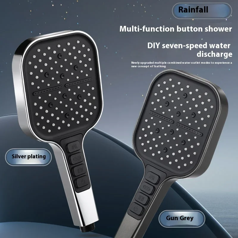 Насадка для душа под давлением с остановкой воды на один клик душ летающим