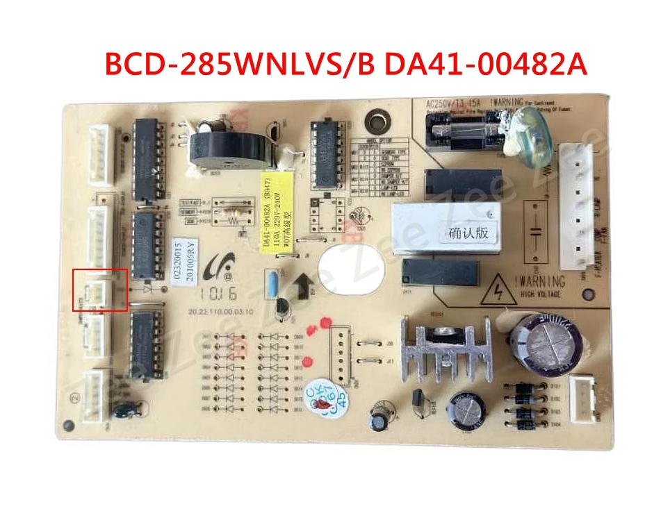 

Good working for BCD-285WNLVS/B refrigerator original computer board DA41-00482A BCD-285WNLVSB（100%test before shipment)