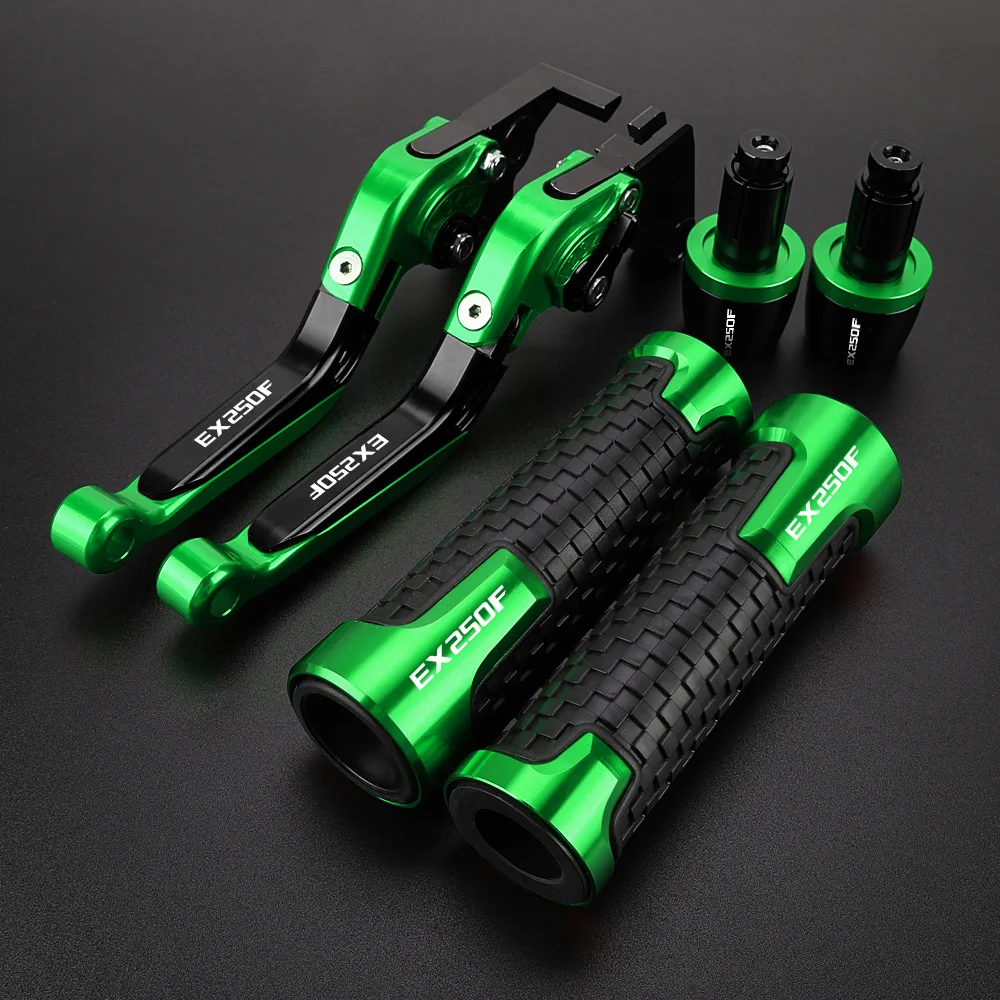 Фото Регулируемые рычаги тормозной муфты для мотоцикла KAWASAKI EX250F 1988-2007 2006 2005 2004 2003 2002 2001 2000 1999 и ручка руля №4