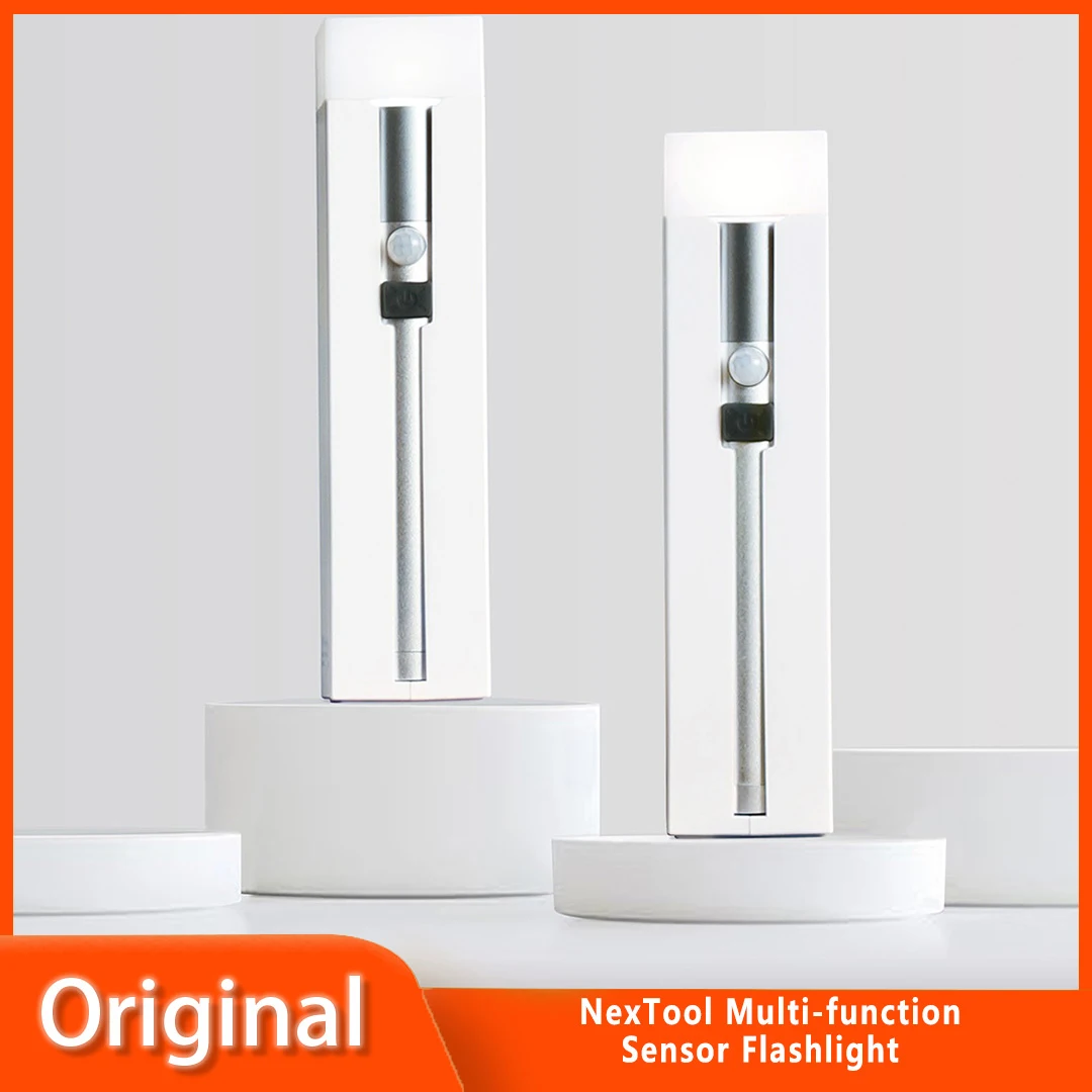 

Xiaomi NexTool Multi-function Induction Flashlight Emergency Light Camp Wall Table Lamp Sensor Lighting Emergency power Bank