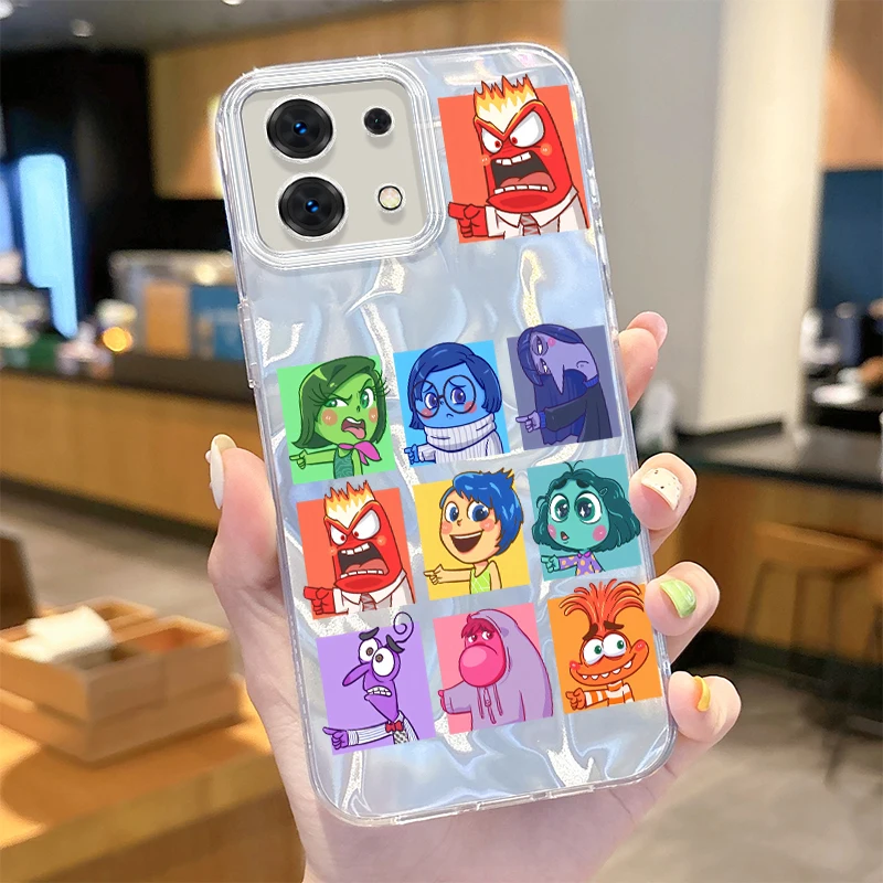 Disney Inside Out 2 Camlet Case for Xiaomi Redmi Note 13 12 Pro Plus 12S 11S 5G 11 10 9 4G 13C 12C 10C 9C A3 A2 A1 Hard Cover