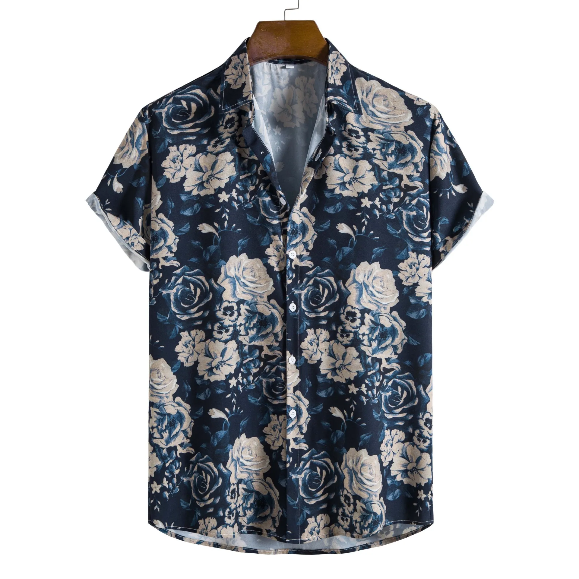 MEN FASHION Oversize Original Men's Shirts for Woman Top Women's Impact Floral Shirt Harajuku Cheap Men's Shirts Free Shipping