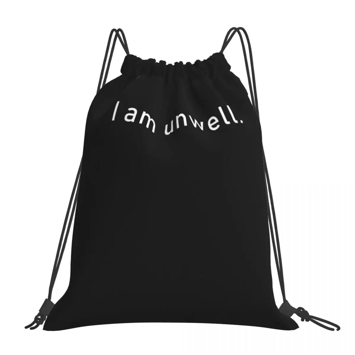 

Мужской школьный рюкзак на шнурке I Am Unwell