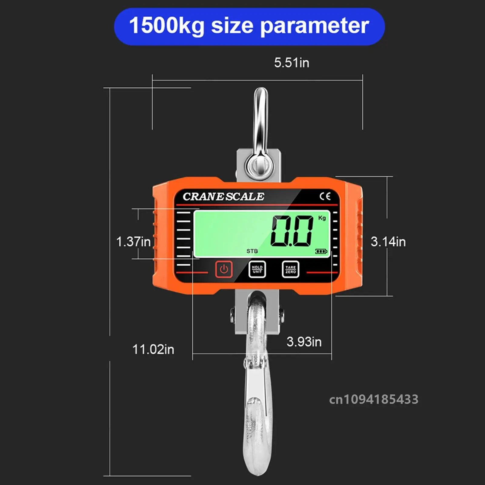 Lepmerk 1000 кг цифровые весы с ЖК-дисплеем портативные электронные сверхмощные кран