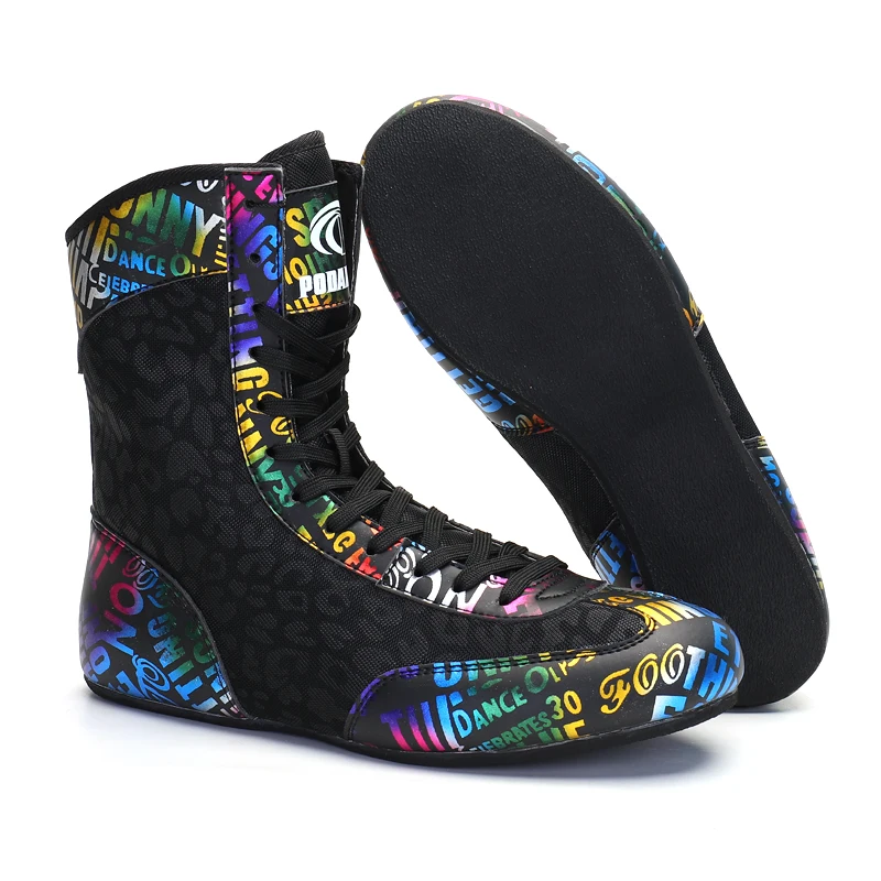 New Professional Wrestling Boxing Shoes Men and Women High-quality Mesh Breathable Wrestling Shoes Size 36-45 Light Boxing Shoes