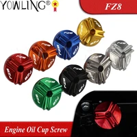 m283 motorcycle engine oil cup filter fuel filler tank cover cap screw frame hole plug for yamaha fz8 fz 8 fz 8 2011 2012 2013