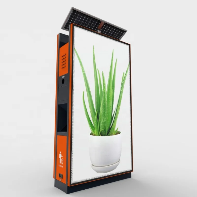 

Outdoor solar light box sign board advertising