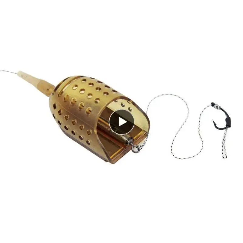 

Reliable Carp Fishing Feeder Boat-type Fishing Float Professional Attract Container Fishing Counterweight Lead Pendant Upgraded