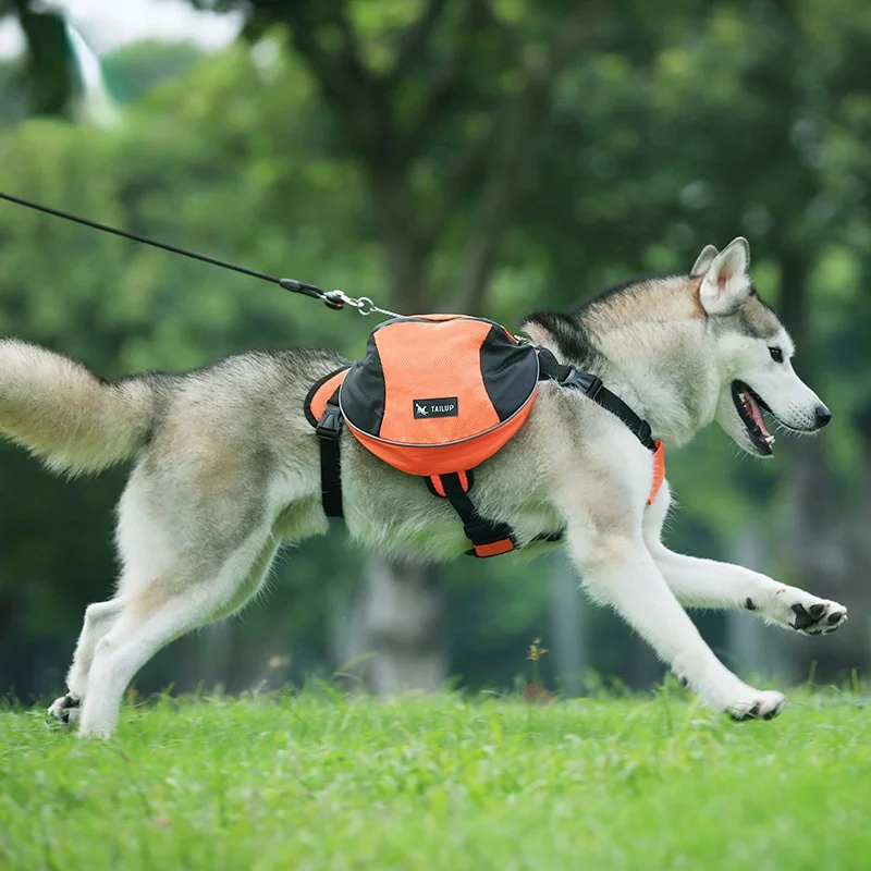 

Pet Dog Saddle Bag Pack Backpack Medium Large Big Dogs Carrier For Outdoor Hiking Camping Training Snack Carrier dog supplies