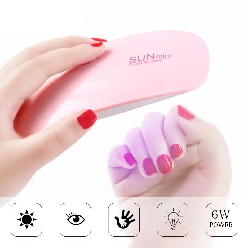 

Nail Dryer Machine 6W Mini UV LED Lamp Portable USB Cable Home Use Mini Lamp for Drying Nails UV Gel Nail Art Manicure Tools