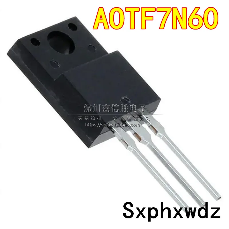 

10PCS AOTF7N60 TF7N60 7N60 TO-220F 7A 600V new original Power MOSFET transistor