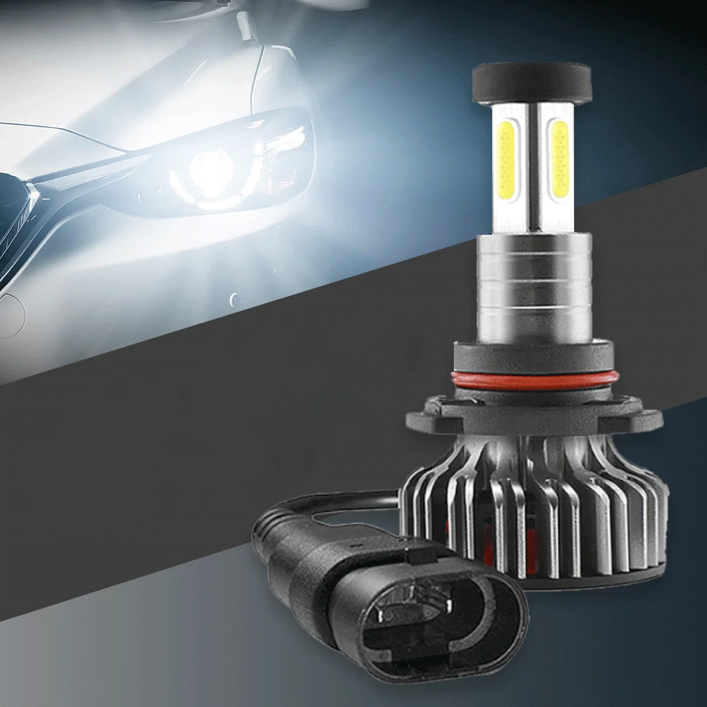 

2pc Car Led H7 H11 9005 9006 9012 Headlamp Plug Turbo Cool Fan IP70 Fog Head Lamp Turn Signal 120W 30000LM Headlight Accessories