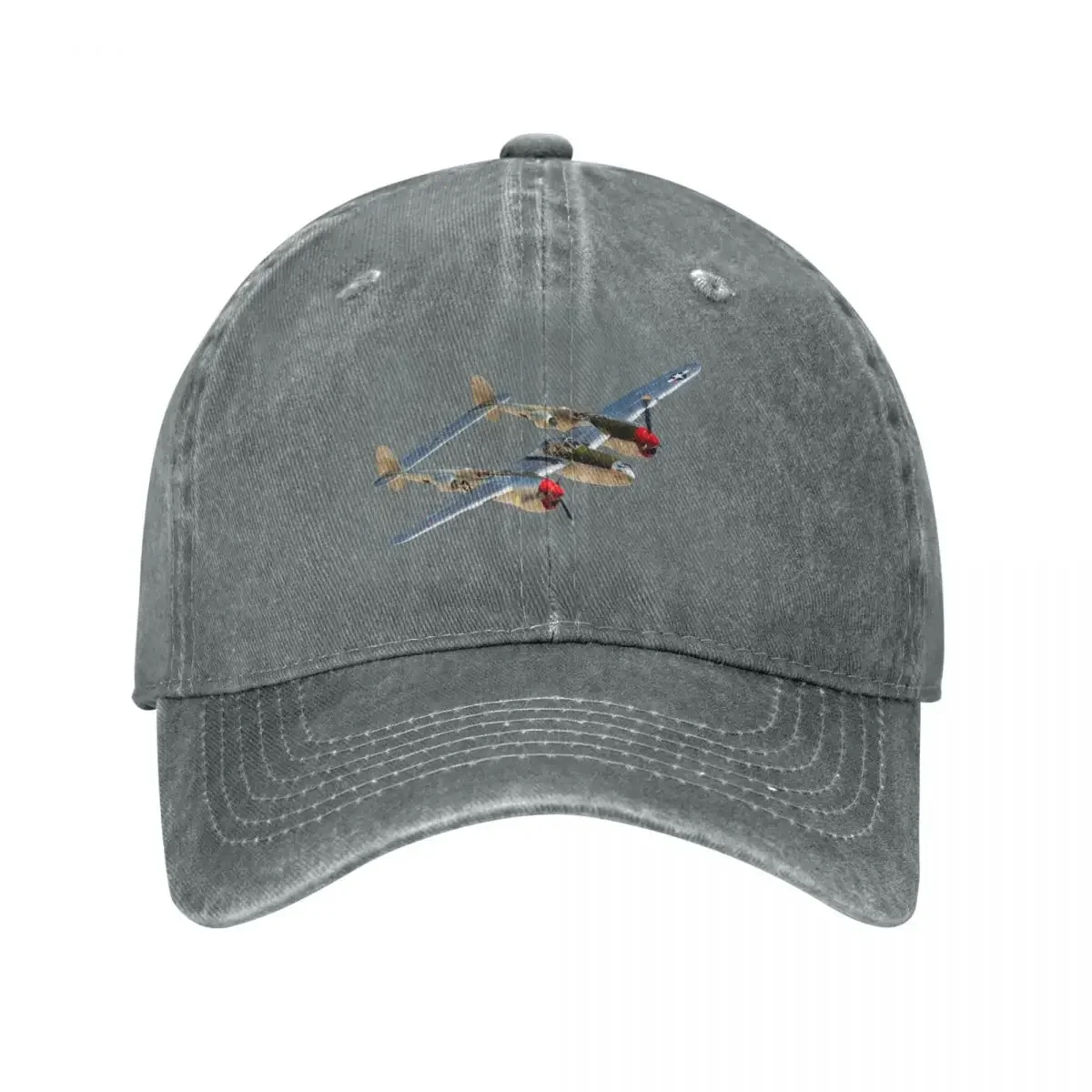 P-38 Lightning WW2 Fighter Бейсбольная кепка Уникальные шапки походная шапка женская Гольф