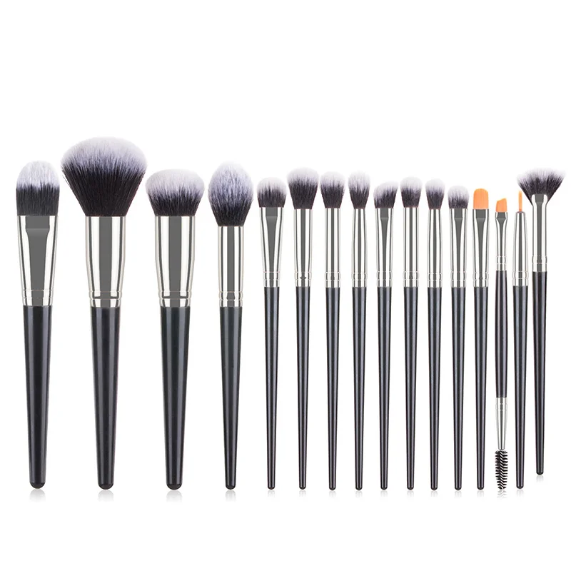 

New 16-piece makeup set brush set black foundation eye contouring powder makeup brush full set of makeup tools