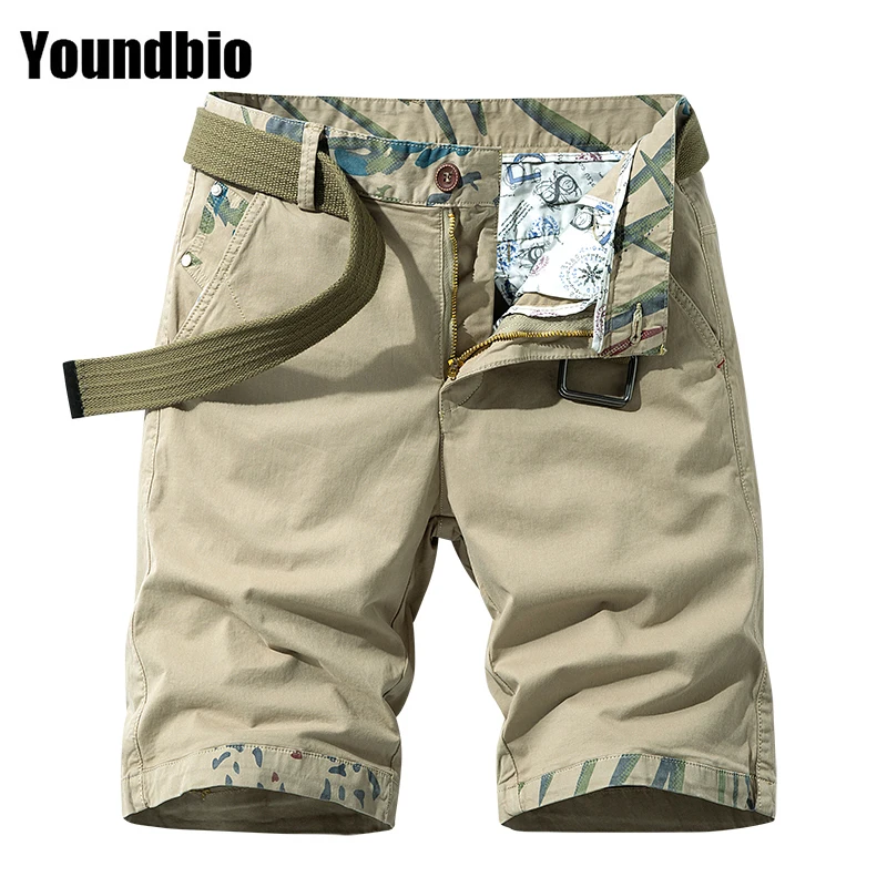 2021NEW Trend Casual Mens Shorts Cargo Man Loose Work Male Military Shorts Large Size Overalls Shorts Cargo  6XL