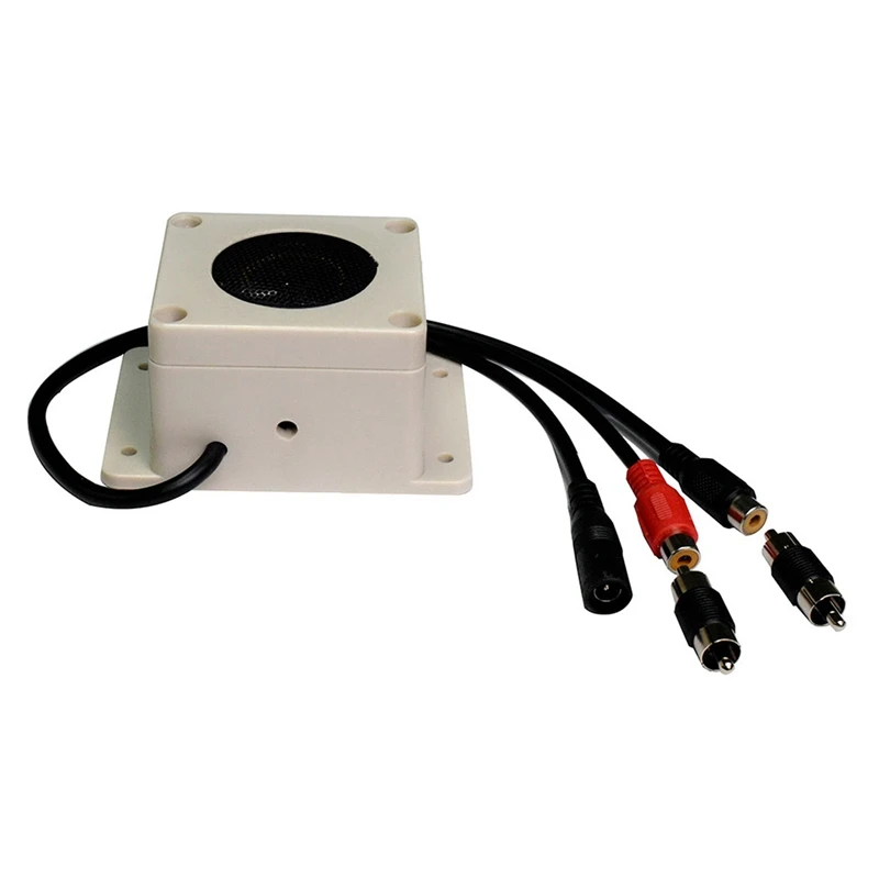 Водонепроницаемый микрофон динамик в 1 устройство для камеры безопасности