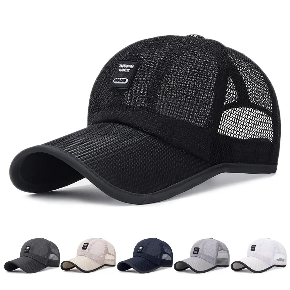 

Unisex Cotton Quick Dry Waterproof Snapback Hats Sun Hat Mesh Baseball Cap