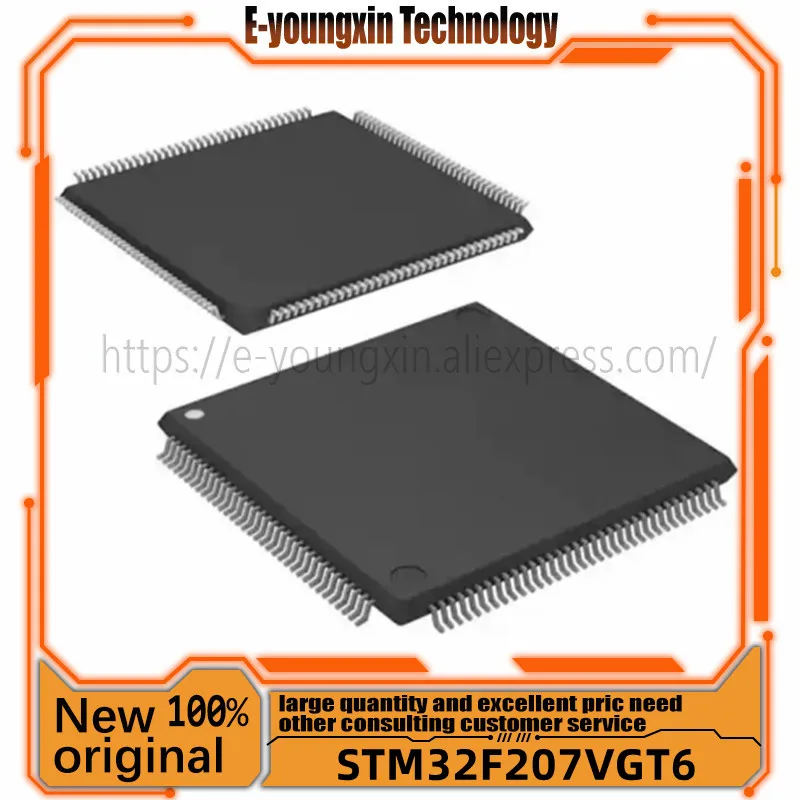 

1PCS/LOT STM32F207VGT6 STM32F207 VGT6 LQFP100 New original