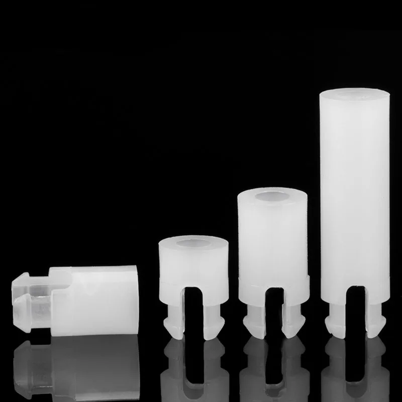 

50PCS White PC Board Isolation Column Spacer Column Circuit Board Bracket Plastic Support Column Cushion High Column SS Series