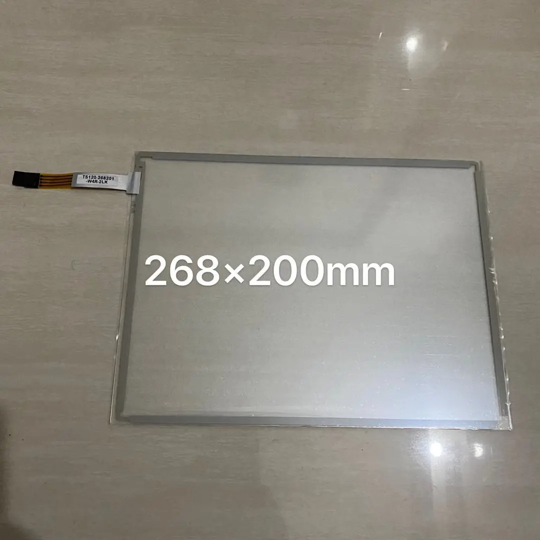 

New TS120-268201-W4R-2LK touch screen glass panel test good