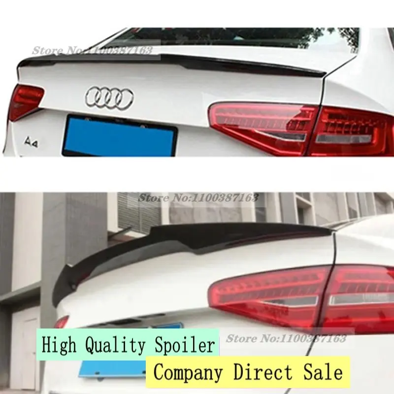 Высококачественный задний спойлер из АБС-материала M4 для Audi A4 B8.5 2013 2014 2015 2016 2017 2018