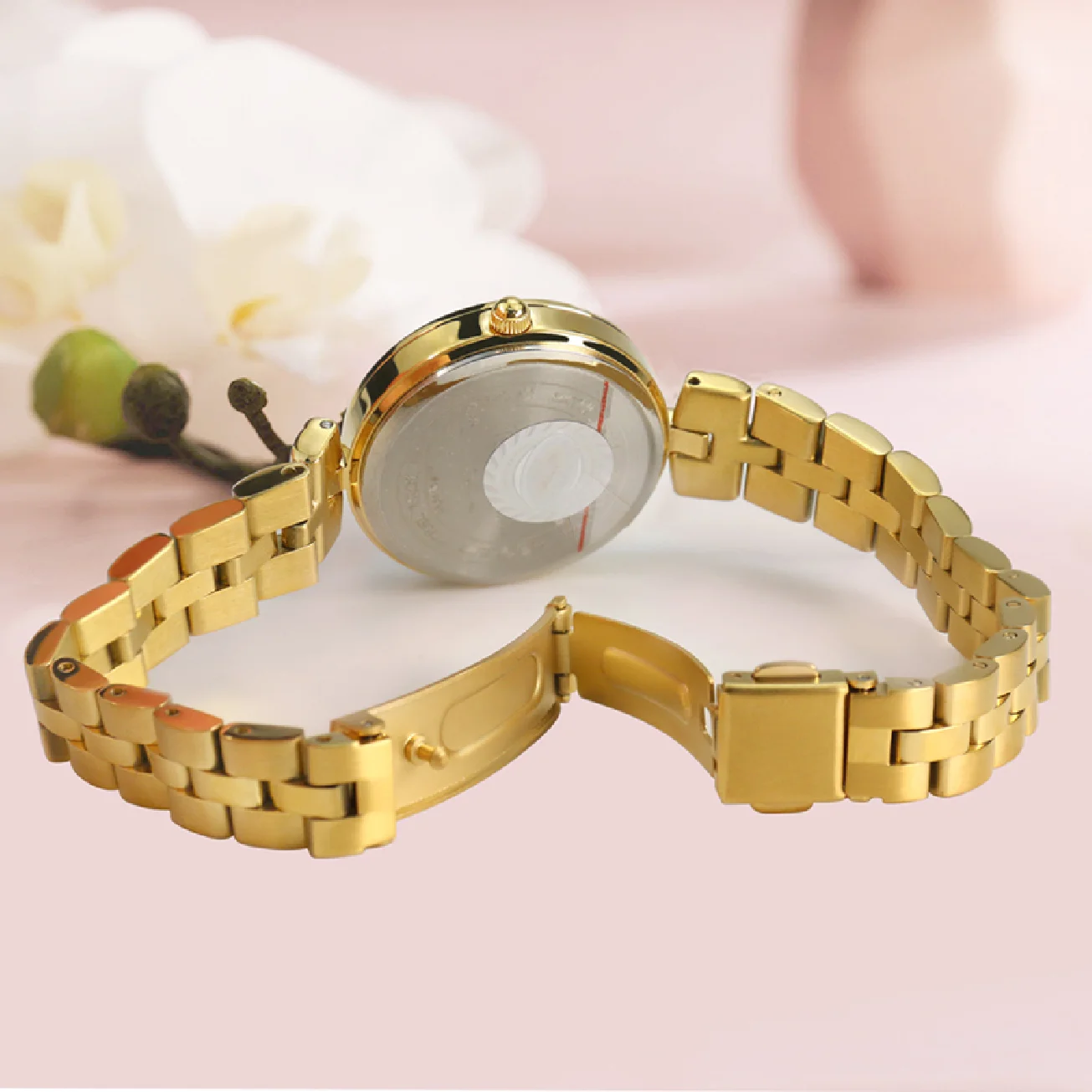 REWARD Fashion Luxury Women Watches Golden Stainless Steel Ladies Quartz Watch Waterproof Luminous Date Lady Dress Wristwatch enlarge