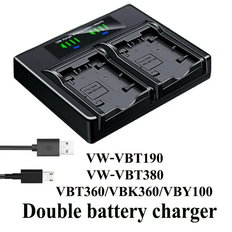 

Двойное зарядное устройство для Panasonic HC-V520 V550 V620M V710 V720 V750 V770 V800