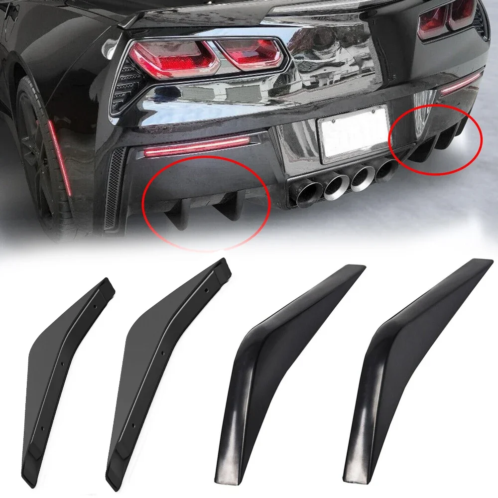 Универсальный Спойлер для автомобиля 4 шт. задний спойлер Chevrolet Corvette C7 2014-2019