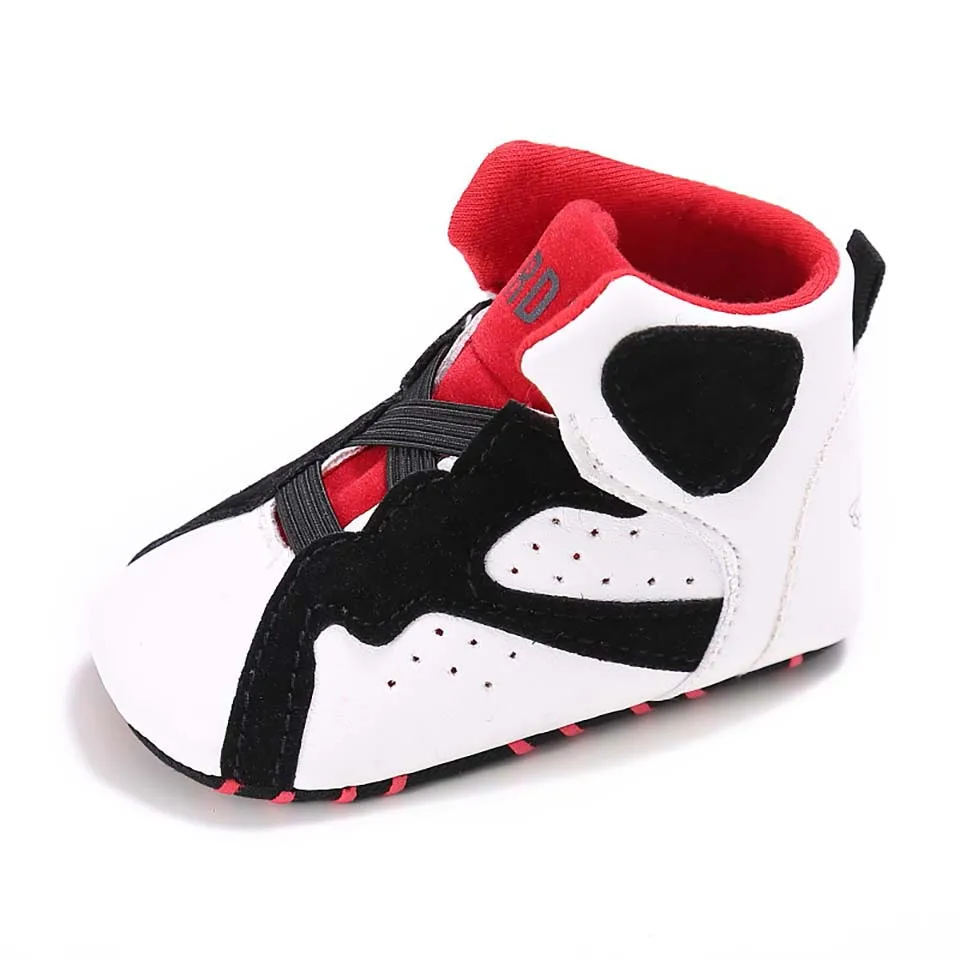 Soft Sneakers For Baby Boys Shoes Newborn PU Leather First Walker Babies Girl Crib Babe Sports Anti-slip Infant Toddler Sneaker images - 6