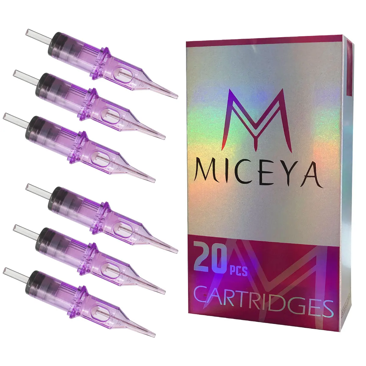 

MICEYA L-Taper RL Tattoo Needles 100% E.O Gas Sterilized 20Pcs /Box/Lot Professional Tattoo Cartridges Needle for Body Art