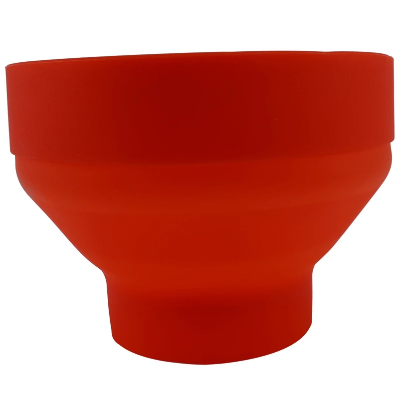 Силиконовая складная красная кухонная печь для попкорна простые инструменты