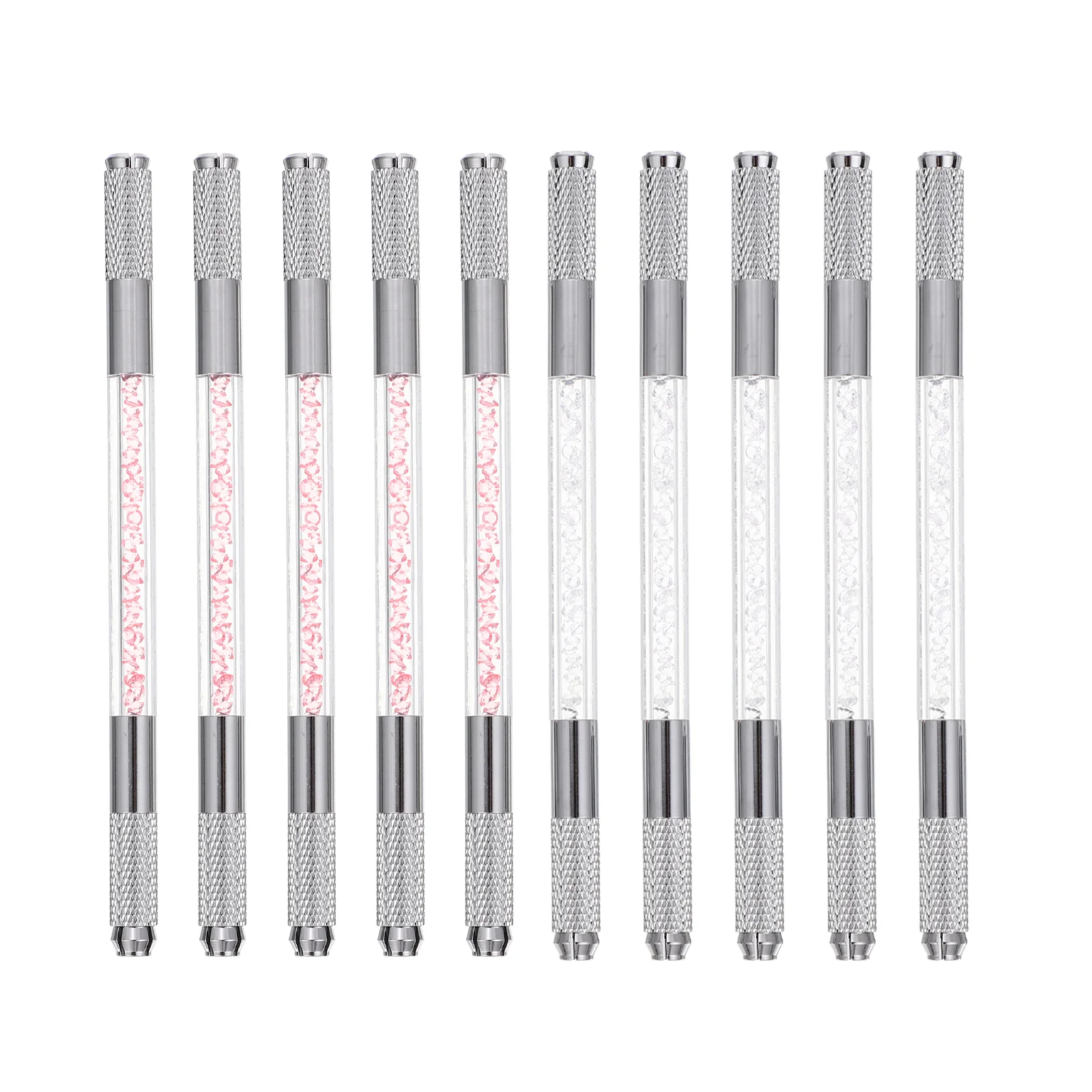 

10pcs Microblading Pens Natural Looking Tattooing Pens Dual End Brow Makeup Pencils