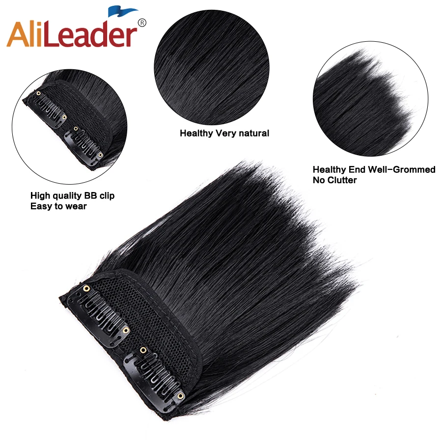 Синтетические прямые накладные волосы невидимые бесшовные прокладки для волос с