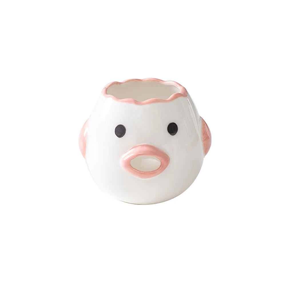 Инструмент для разделения белка и желтка яйца - керамический карикатурный цыпленок Egg White Yolk Separator Tool Chicken Egg Ceramics.