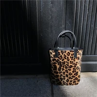 fashion faux fur ladies small handbags retro female daily mini tote clutch purse vintage leopard pattern female shoulder bags