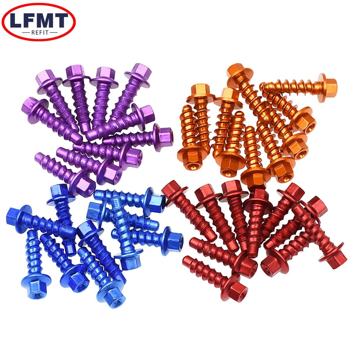 Комплект алюминиевых саморезов с ЧПУ для мотоцикла KTM EXC EXCF XCW SX SXF XCFW Husqvarna FE TE FC TC FX