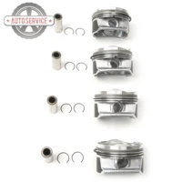 11257566478 engine pistons assembly set oversized 0 5mm for bmw mini one lpg n12 b14 a peugeot%c2%a0207 1 4 16v 2007 2013 11257552814